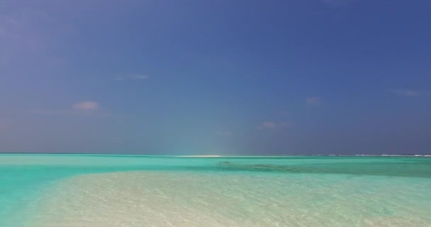 Hora Manhã Beira Mar Serena Paraíso Tropical Bora Bora Polinésia — Vídeo de Stock