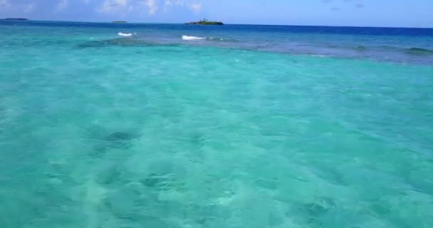 Proporcione Ondas Mar Azul Turquesa Viagem Verão Austrália — Vídeo de Stock