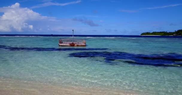 穏やかな海辺のエリア バリ島のエキゾチックな景色 インドネシア — ストック動画