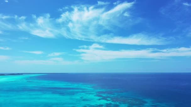 Rolig Utsikt Til Kysten Sommerreiser Til Antigua – stockvideo