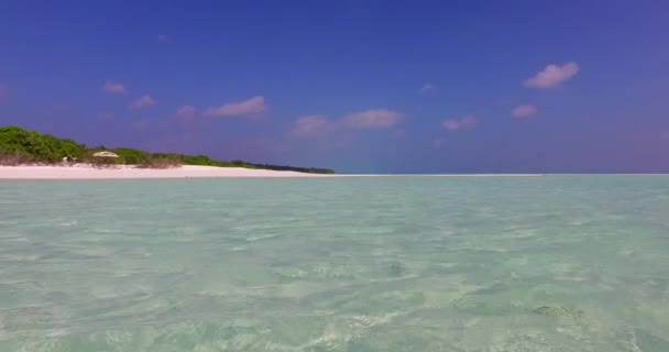 Água Transparente Clara Manhã Natureza Tropical Das Bahamas Caribe — Vídeo de Stock
