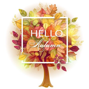 Soyut sonbahar arkaplanı