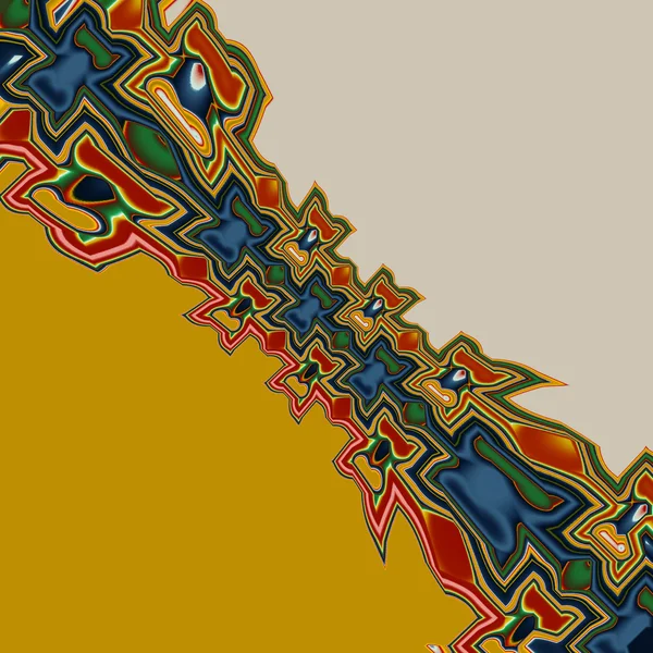 Abstrakcyjny obraz, kolorowa grafika, gobelin — Zdjęcie stockowe