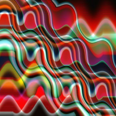 Soyut resim, renkli grafikler, Goblen,