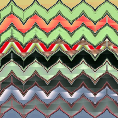 Soyut resim, renkli ekran, parlak tonlar, goblen için şablon olarak kullanılabilir