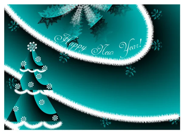 Abstraktní Obraz Přání Šťastný Nový Rok Veselé Vánoce — Stock fotografie