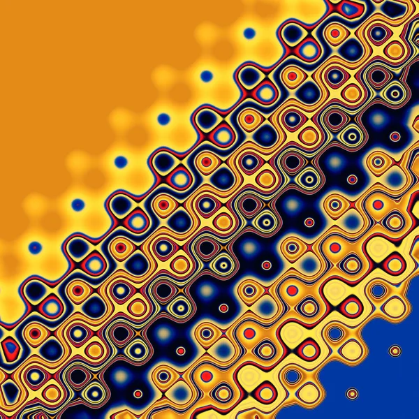 Gambar Abstrak Grafis Penuh Warna Pola Geometris Permadani — Stok Foto