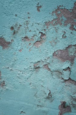 Grunge mavi duvar arka plan textur zarar