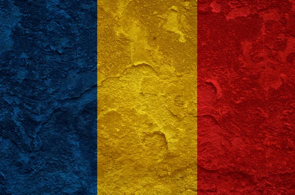 Σημαία Ρουμανίας σε φόντο grunge — Φωτογραφία Αρχείου
