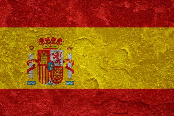 Flaga Hiszpanii na tle grunge — Zdjęcie stockowe
