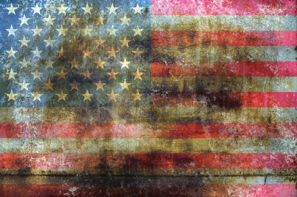 Grunge USA bandiera, sfondo — Foto Stock