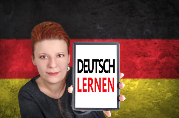 Deutschsprachiges Lernkonzept. — Stockfoto