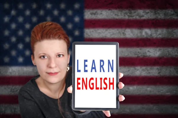 Engelse taal leren concept. — Stockfoto