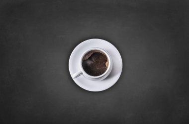 Kahve fincanı ile yazı tahtası