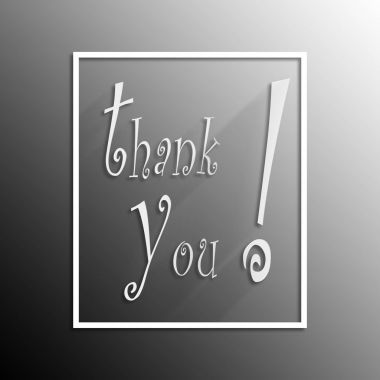 El tebrik kartı yazı Teşekkürler.