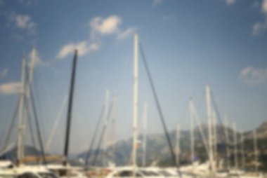 Yelkenli tekneler, bulanık direkleri