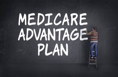 Duvardaki yazı Medicare advantage planı