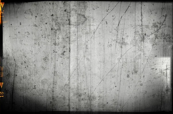 Boş taneli ve çizilmiş film şeridi dokusu arkaplanı — Stok fotoğraf