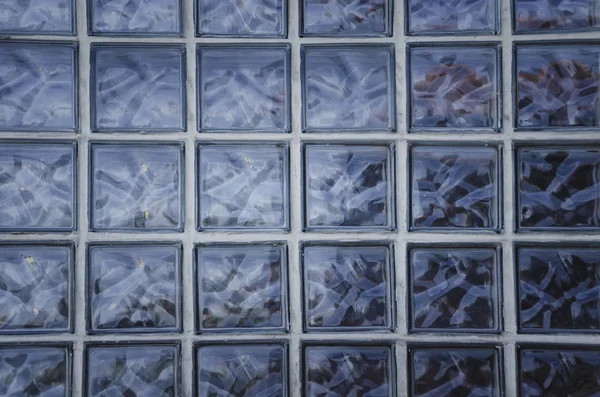 Il mattone di vetro struttura della finestra — Foto Stock