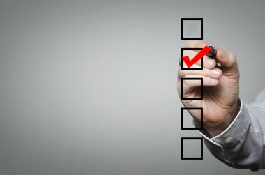Tahtadaki boş kontrol listesi 
