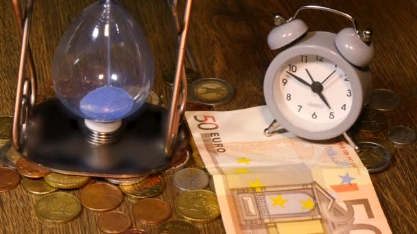 El tiempo es concepto de dinero — Vídeos de Stock