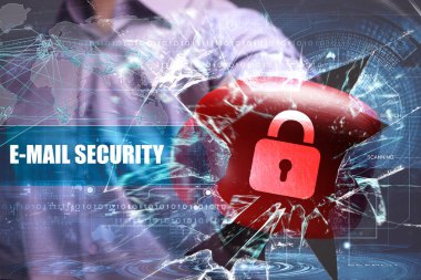 Ekonomi, teknoloji, Internet ve ağ güvenlik. E-posta sn