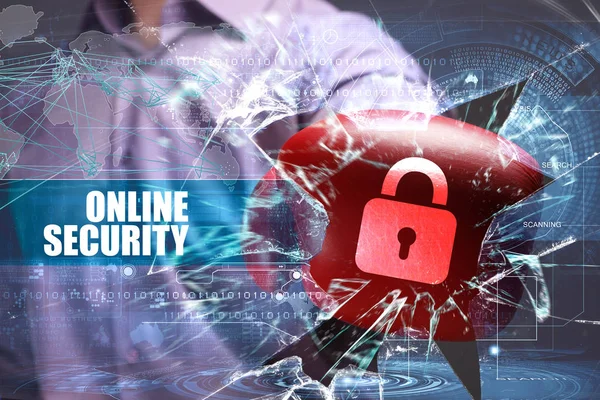 Business, Technology, Internet and network security. Online secu — Stock Photo, Image
