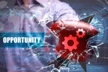 Ekonomi, teknoloji, Internet ve ağ güvenlik. fırsat