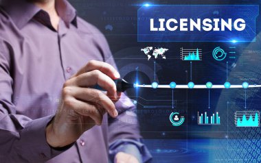 Teknoloji, Internet, iş ve pazarlama. Genç iş başına