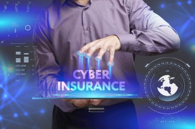 Ekonomi, teknoloji, Internet ve ağ kavramı. Genç busine