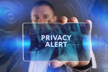 Ekonomi, teknoloji, Internet ve ağ kavramı. Genç busine