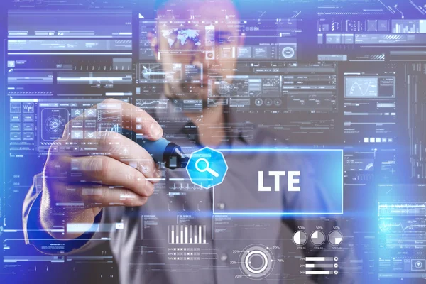 Obchod, technologie, Internet a sítě koncept. Mladá busine — Stock fotografie