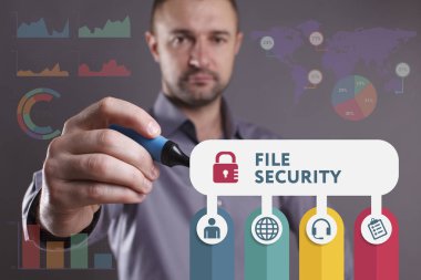 Ekonomi, teknoloji, Internet ve ağ kavramı. Genç busine