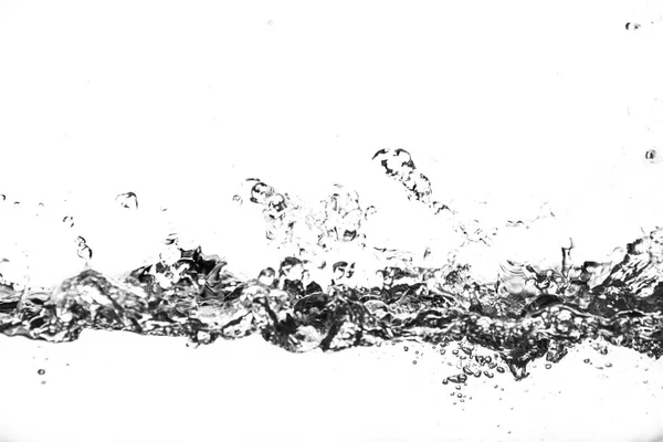 Splashes of water on a white background. Water jet — Stock Photo, Image