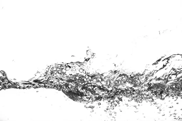 Splashes of water on a white background. Water jet — Stock Photo, Image