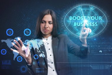 İş, teknoloji, Internet ve networ kavramı