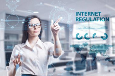 İş, teknoloji, Internet ve networ kavramı