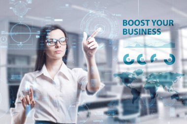 İş, teknoloji, Internet ve networ kavramı