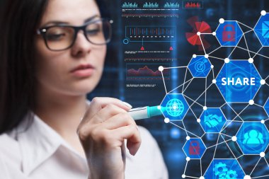 İş, teknoloji, Internet ve networ kavramı