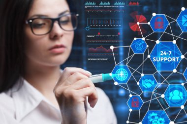 İş, teknoloji, Internet ve networ kavramı