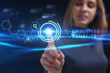 Ekonomi, teknoloji, Internet ve ağ kavramı. Genç busine