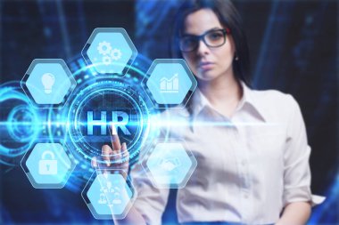 Ekonomi, teknoloji, Internet ve ağ kavramı. Genç busine