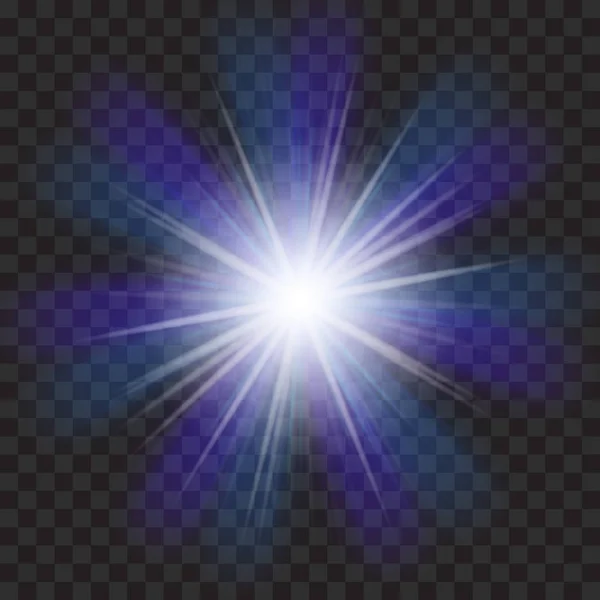Eps10.Vector transparant zonlicht speciale lens flare licht effect — Stockvector