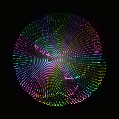 Fütüristik arka plan. 3D vektör çizim. Warp yüzey. Bozulma. Kumaş. Yer yüzeyi. bilim-kurgu zemin. Büyük veri tel kafes.