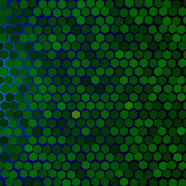 Eps10. Mavi bir arka plan üzerinde kristalleri simetri. Vektör çizim. Arka plan