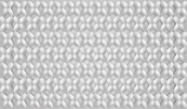 3d geometrik arka plan. Kesintisiz beyaz doku gölge ile. Basit temiz beyaz arka plan doku. 3D vektör iç duvar paneli desen.