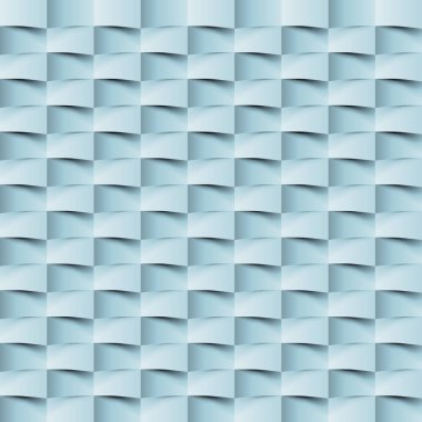 3d geometrik arka plan. Kesintisiz beyaz doku gölge ile. Basit temiz beyaz arka plan doku. 3D vektör iç duvar paneli desen.