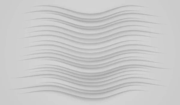 Abstrakt 3d geometrisk bakgrund. Vita smidig konsistens med skugga. Enkla rena vita bakgrundsstruktur. 3D vektor innervägg panelen mönster. — Stock vektor