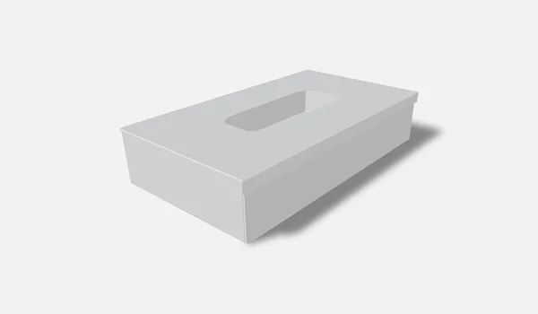 Caja de embalaje para alimentos y otros . — Vector de stock