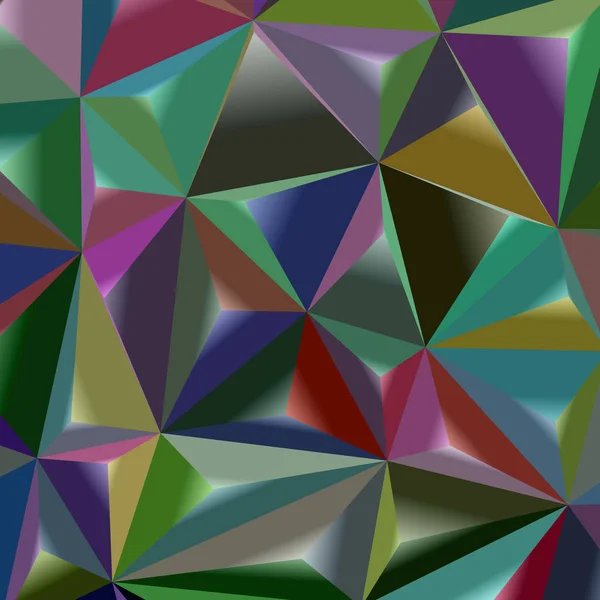 Векторная иллюстрация абстрактный трехмерный геометрический треугольник — стоковый вектор